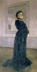 Porträt von Maria Nikolajewna Jermolowa (1853-1928), 1905
